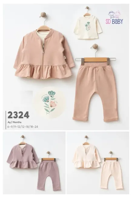 Hırkalı Sweatshirtli Pantolon Takım