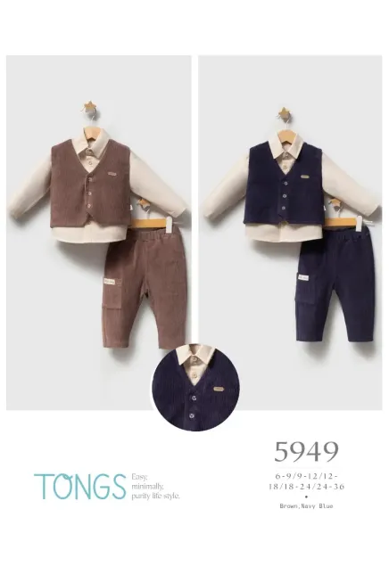 6-36 MONTH Boy PANT SUIT WITH VEST