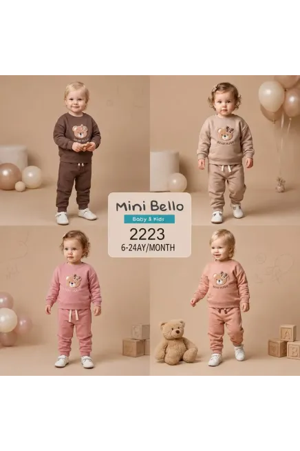 Bear  Yazılı Eşofman Takım
