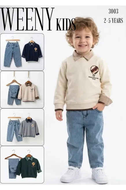 2-5 YEAR Boy PANT SUIT WITH SWEATSHIRT
