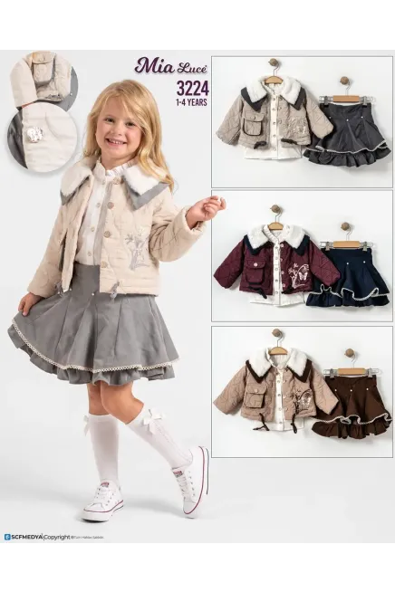 1-4 YEAR Girl PANT SUIT WITH JACKET