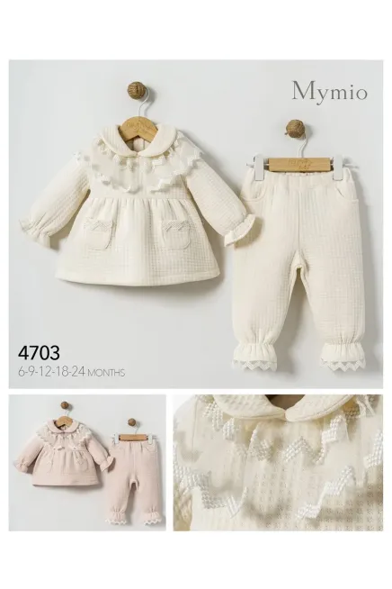 6-24 MONTH Girl PANT SET WITH BLOUSE