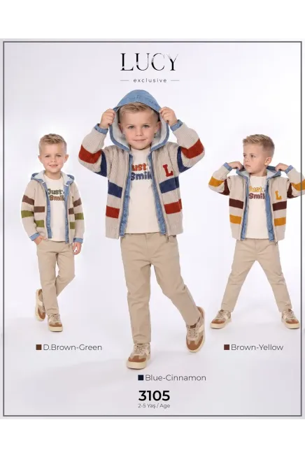 2-5 YEAR Boy PANT SUIT WITH COAT