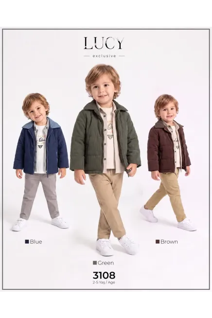 2-5 YEAR Boy PANT SUIT WITH COAT