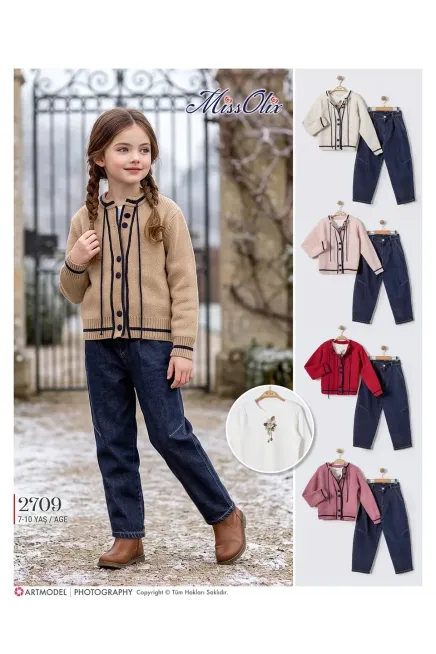 Hırkalı Sweatshırtlu Pantolonlu Takım