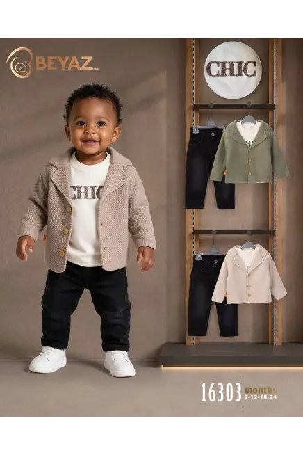 Hırkalı Sweatshırtlu Pantolonlu Takım