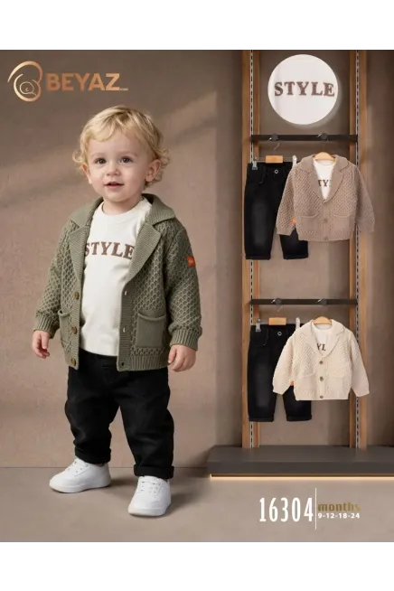 Hırkalı Sweatshırtlu Pantolonlu Takım