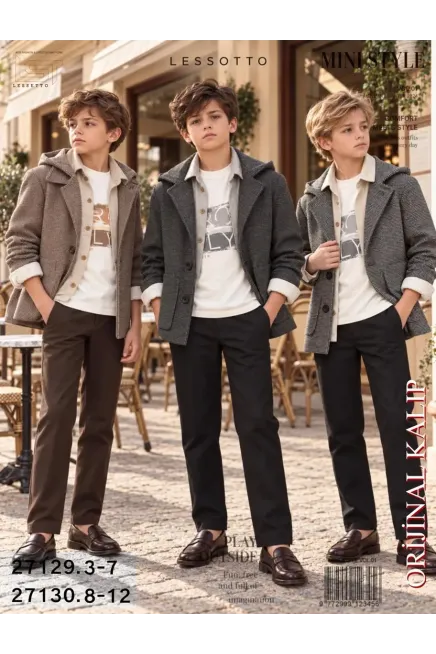 3-7 YEAR Boy PANT SUIT WITH JACKET