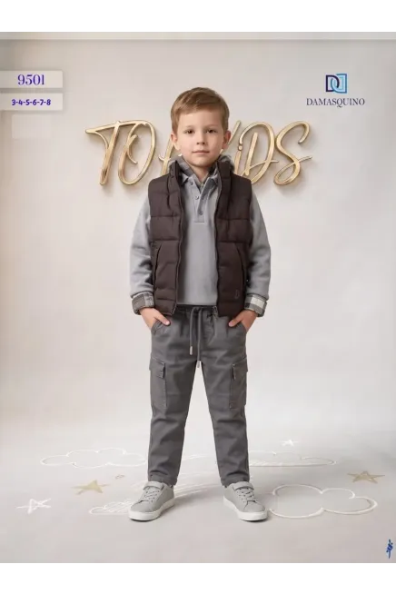 2-7 YEAR Boy PANT SUIT WITH VEST
