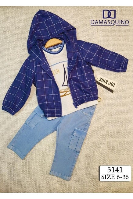 6-36 شهر صبي بدله ستره مع سروال