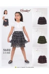 2-5 YEAR Girl SKIRT SET WITH BLOUSE