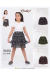 2-5 YEAR Girl SKIRT SET WITH BLOUSE