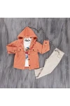 1-4 YEAR Boy PANT SUIT WITH SHIRT&T-SHIRT