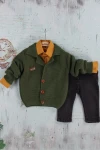 9-24 MONTH BABY PANT SUIT WITH CARDIGAN