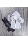 9-24 MONTH Boy PANT SUIT WITH SHIRT&T-SHIRT