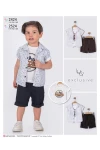 2-5 YEAR Boy SHORTS SET WITH SHIRT
