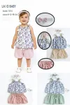 6-24 MONTH Girl SHORT SET WITH BLOUSE