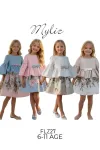 6-11 YEAR Girl SKIRT SET WITH BLOUSE