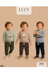 2-5 سنة صبي بدله تيشرت مع سروال