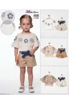 1-4 YEAR Girl SHORT SET WITH BLOUSE