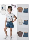 1-4 YEAR Girl SHORT SET WITH BLOUSE