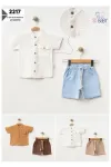 6-24 MONTH Boy SHORTS SET WITH SHIRT
