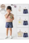 1-4 YEAR Girl SHORTS SET WITH T-SHIRT
