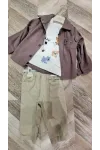 9-24 شهر صبي بدله ستره مع سروال