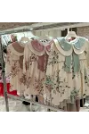 Yakalı Çiçekli Elbise